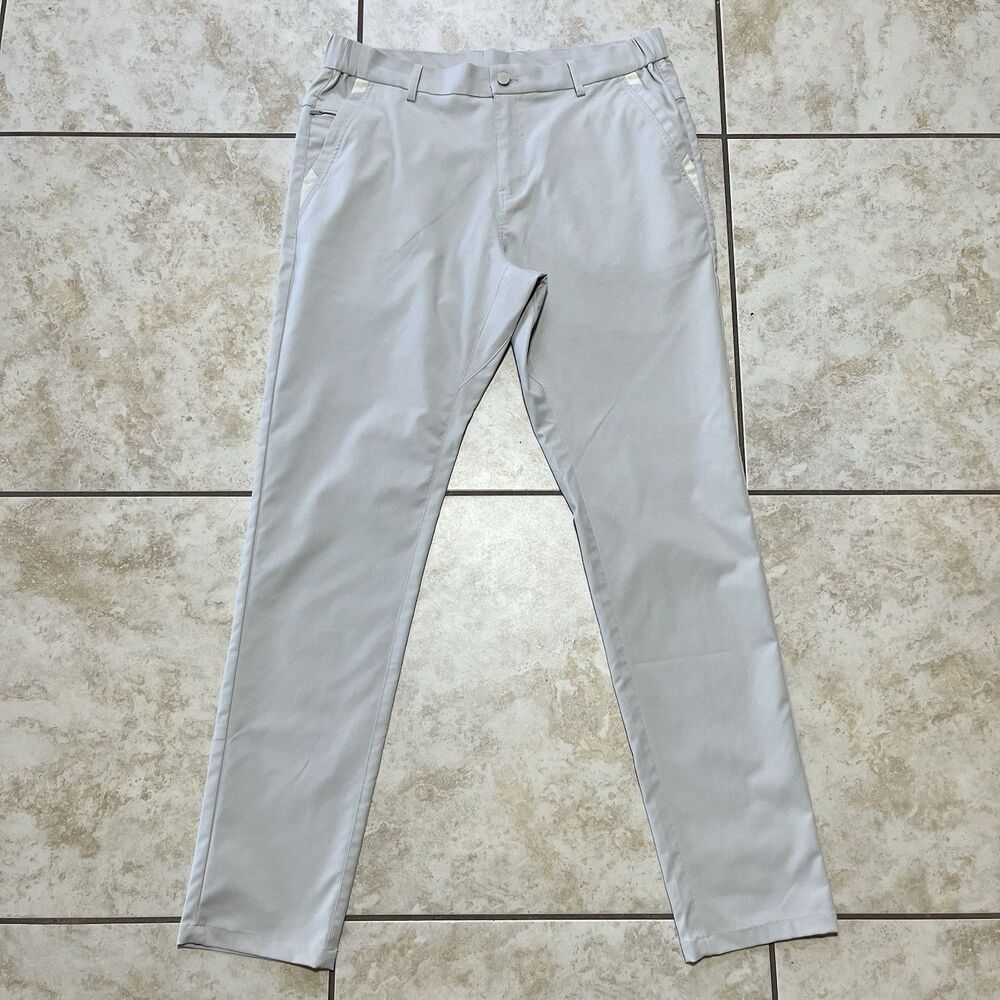 Jack Archer Stone Jetsetter Tech Performance Golf Chino Pants Mens Size 33
